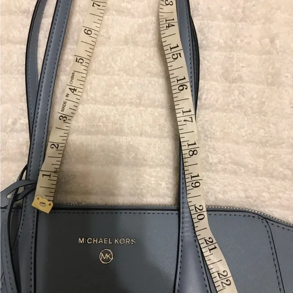 NWT Michael Kors NEW BUNDLE Large Leather Top-Zip Satchel & Matching Billfold - Picture 11 of 15